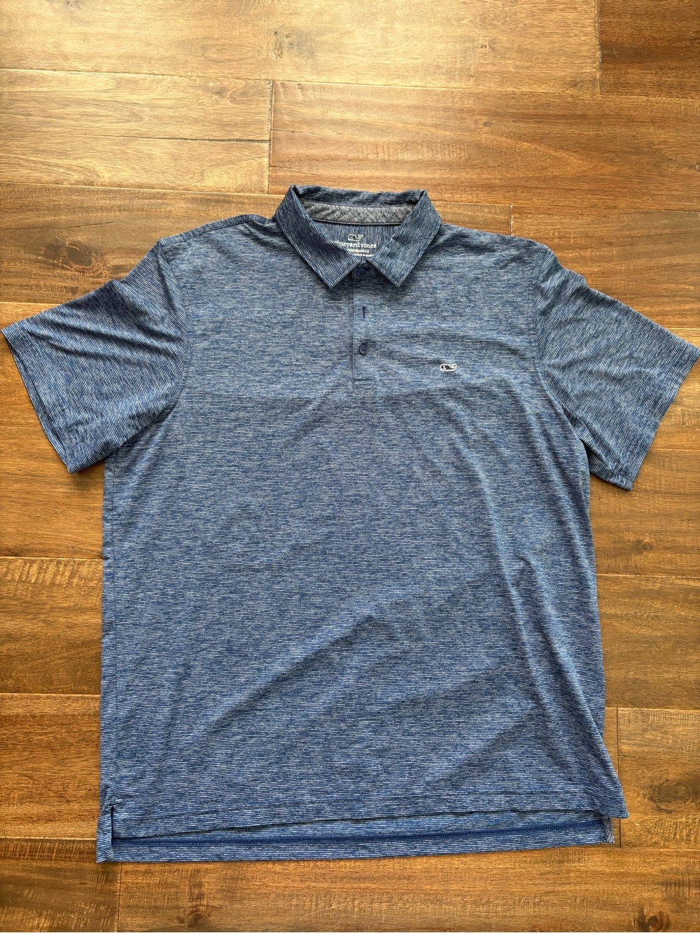 Vineyard Vines Heathered Navy Polo